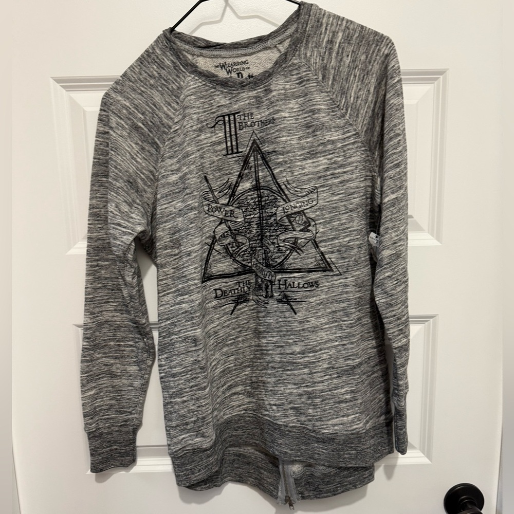 The Wizarding World of Harry Potter The Deathly Hallows Ladies Sweatshirt XS